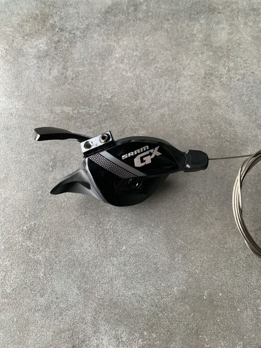 Desviador traseiro + manete SRAM GX