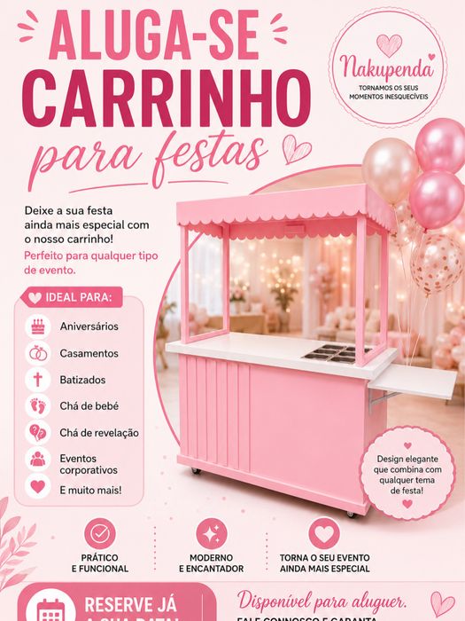 Carrinho de eventos