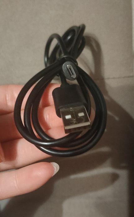 Kabel microUSB czarny