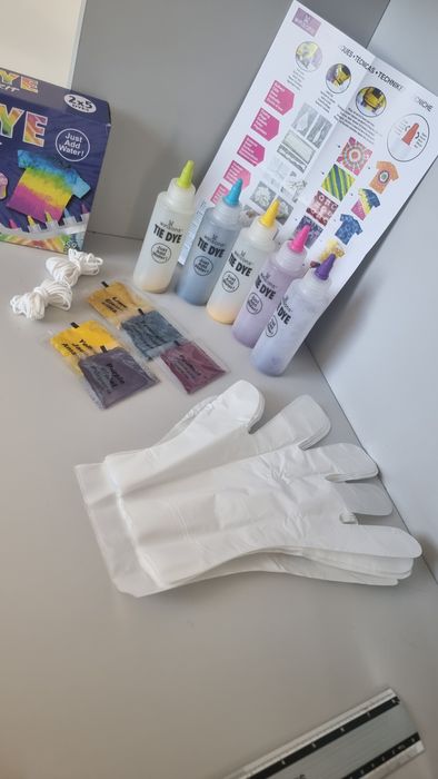 Winsons Farby tekstylne zestaw 5 kolorów barwienie metodą tie dye