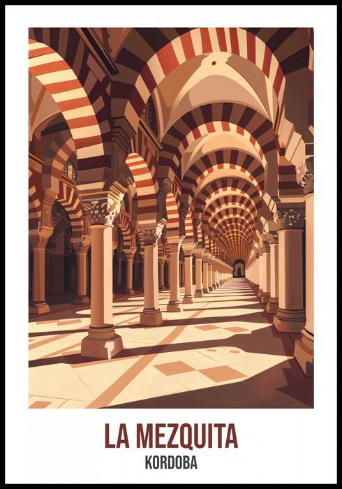 Plakat 68x98cm La Mezquita