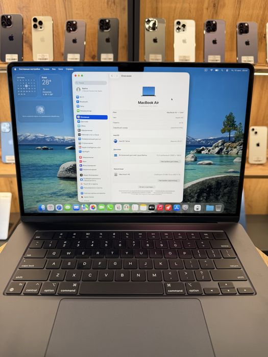 Магазин! Гарантія! 96% АКБ MacBook Air 15” M2 8/256Gb Midnight макбук