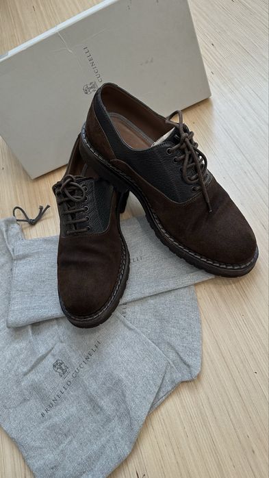 мужские туфли дерби Brunello Cucinelli 43,5 оригинал