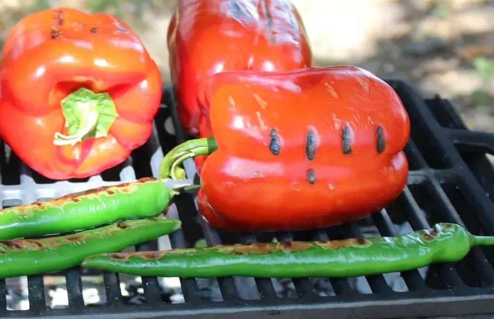 Чугуна решітка для грилю  на мангал 35 см на 25 см з ручками