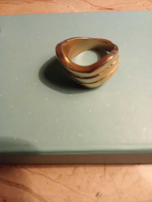 Anel banho ouro 16cm círculo