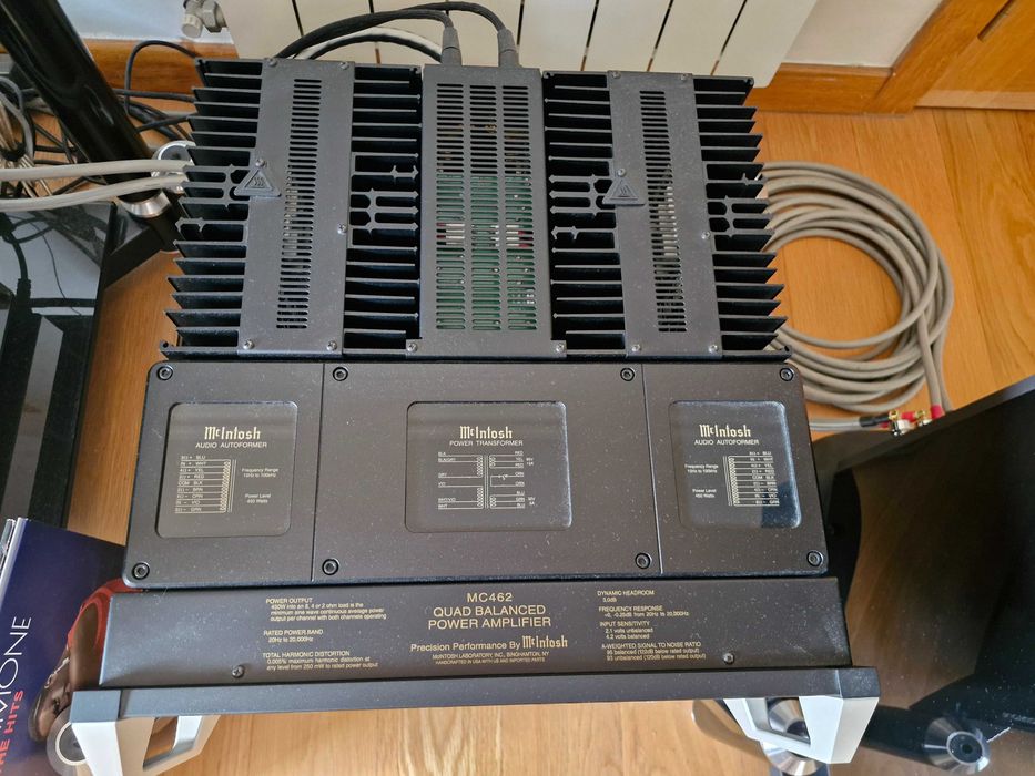 McIntosh MC462 Amplificador de Potência – Estado Impecável – Completo