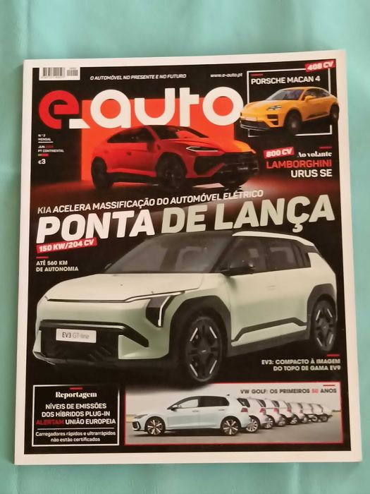 revista sobre automóveis elétricos, como nova