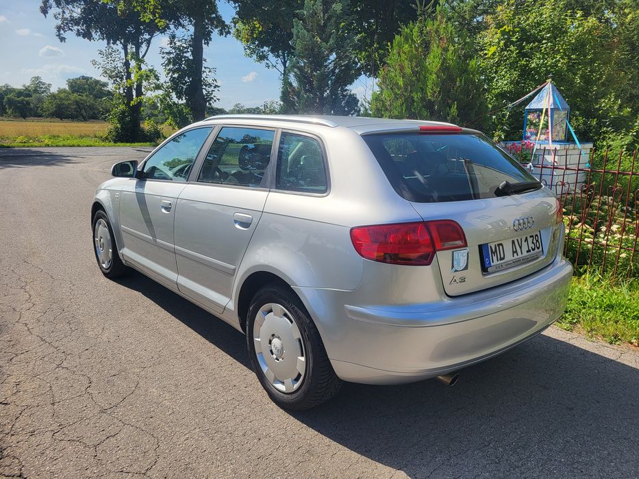 Audi A3 z Niemiec Klima 5d 1.6mpi Super stan  2007r  stary motor