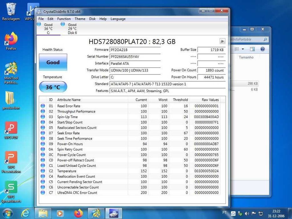 Disco IDE 80Gb 3.5"64862982721794121