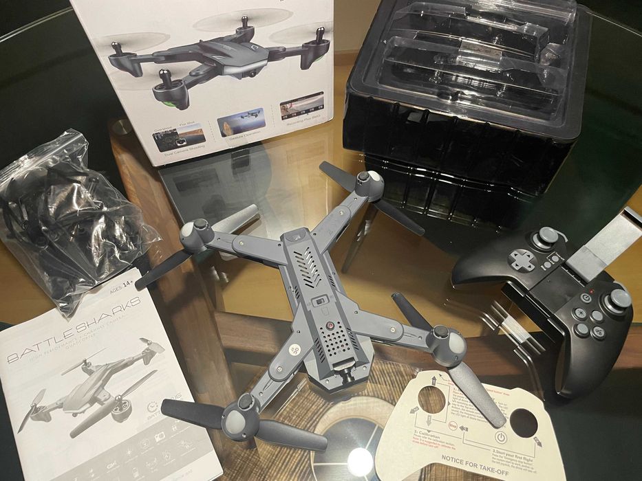 Drone 4K Visuo Battle Sharks Quadcopter