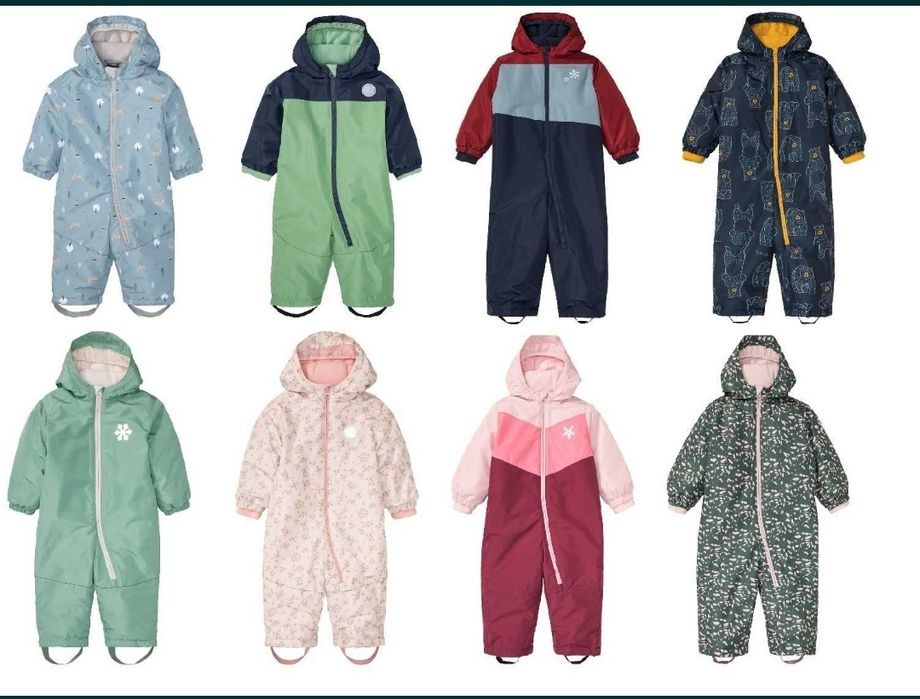 Комбінезони Lupilu ТЕРМО мембранні суцільні від LIDL Germany Якість !