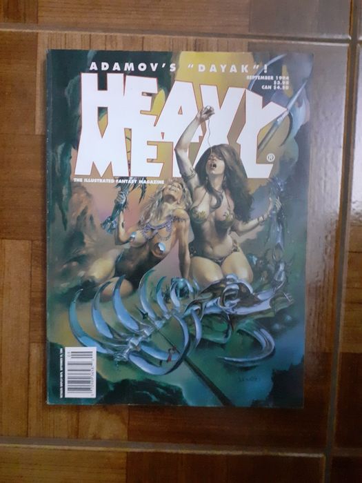 Heavy metal ilustrated magazine