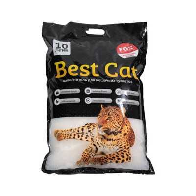 Силікагелевий наповнювач FOX Best Cat White, 10 л