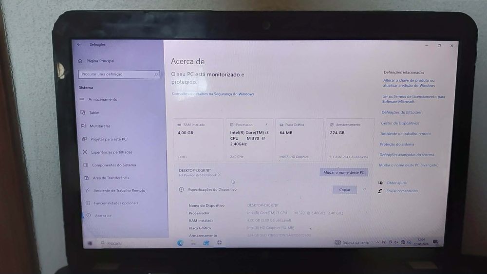 Vendo computador HP