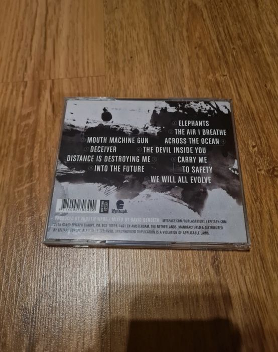 our last night We Will All Evolve album cd