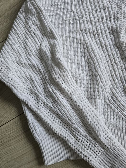 Sweter Mango M bawełniany ażurowy