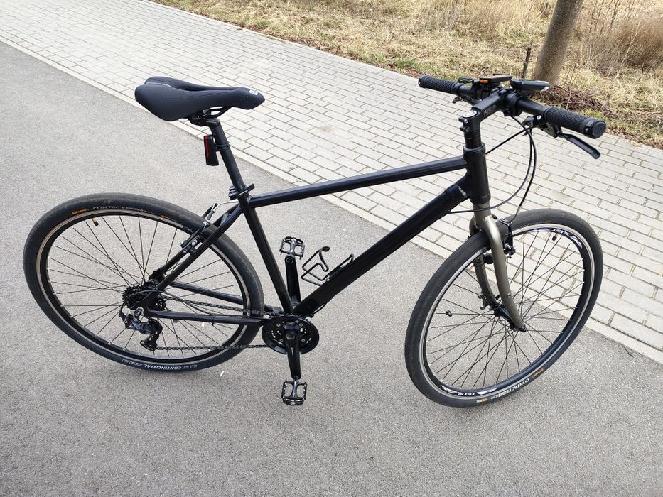 Rower męski 28" fitnes opony 42C czarny