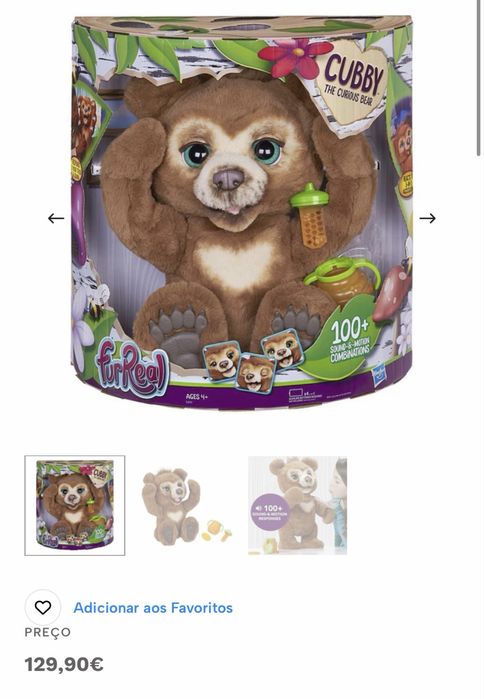 FurReal Cubby – O Ursinho Interativo