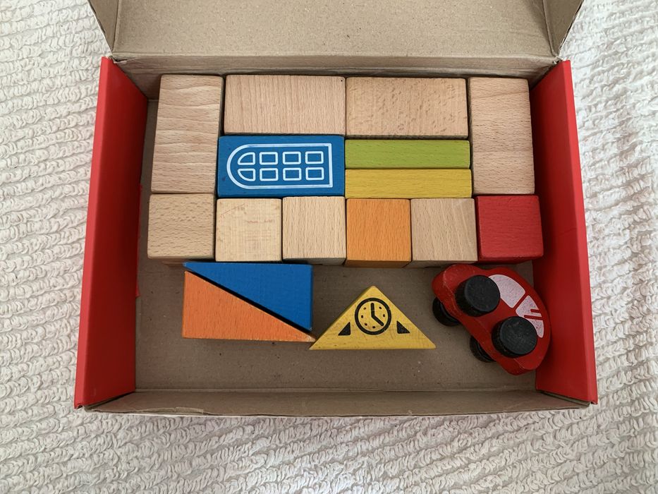 Конструктор деревʼяне місто (монтессорі)