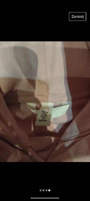 Bluza z kapturem H&M różowa