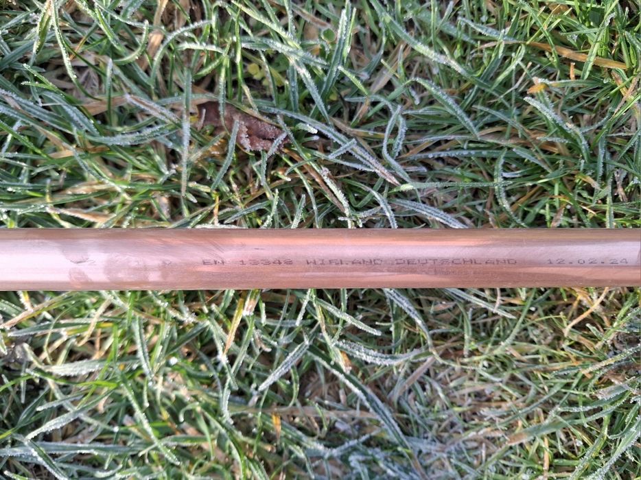 Rurka miedziana 22mm twarda