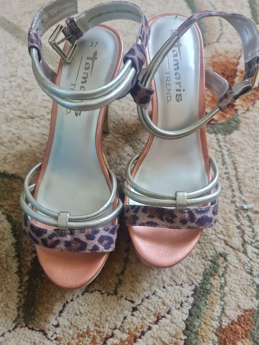 Buty Sandały na słupku tamaris trend. R.37
