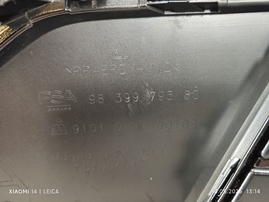 zderzak przód przedni opel astra 6 vi l gs-line 9839979580