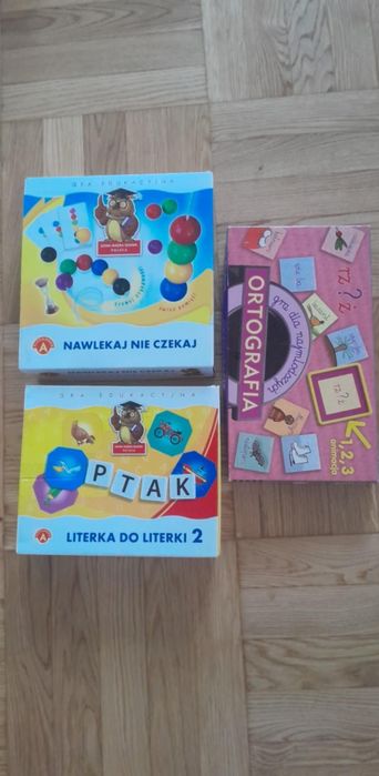 Zestaw gier edukacyjnych dla dzieci