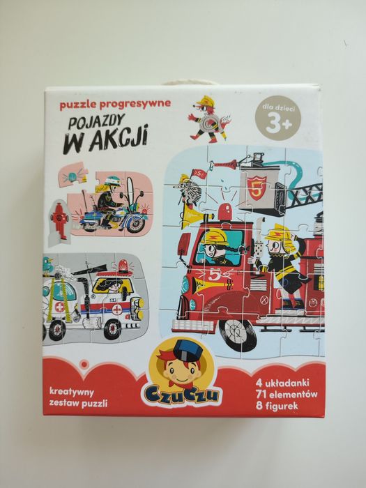 Czuczu Puzzle Progresywne - Pojazdy w akcji