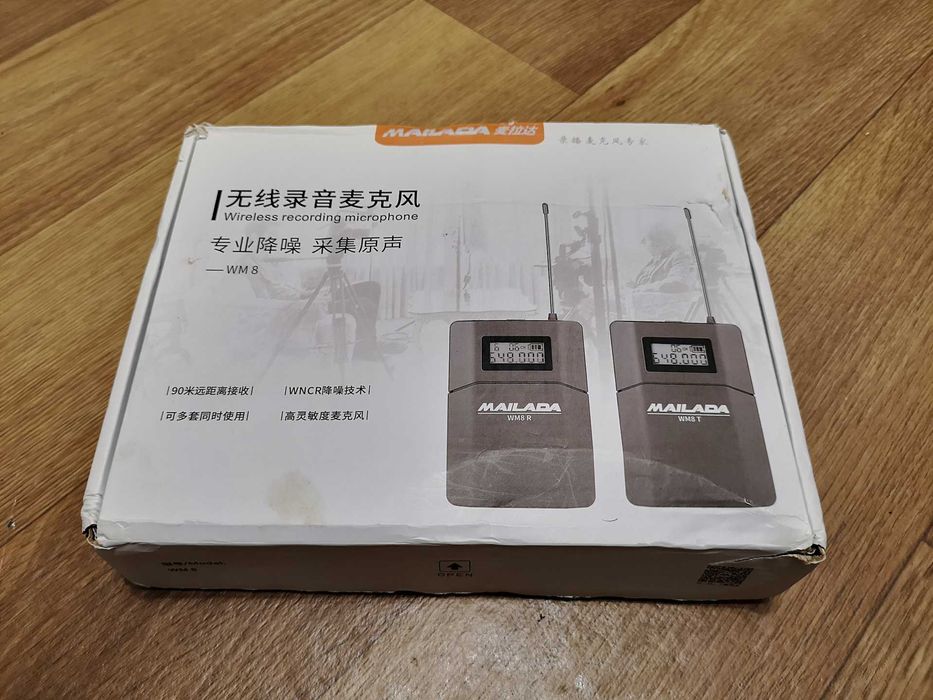 Петлічна радіосистема Mailada WM 8 (бездротовий мікрофон)