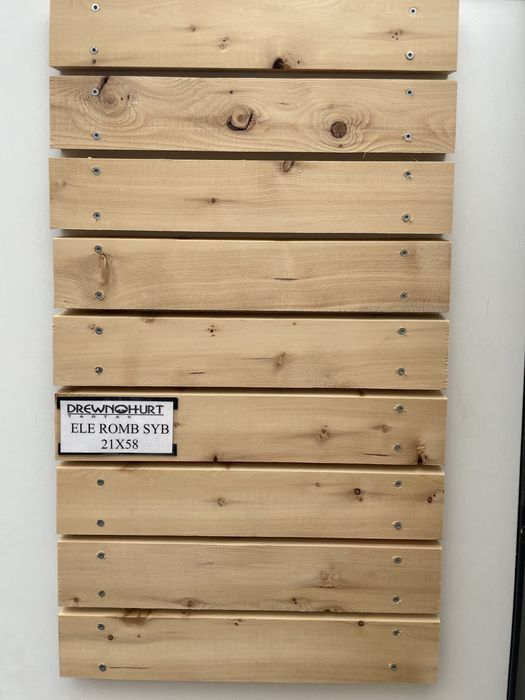 Deska elewacyjna Modrzew Syberyjski 21x58 mm. Rombo dł. 4 mb, 5,1 mb