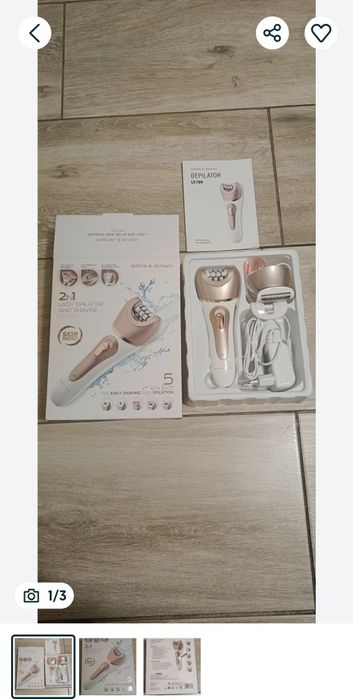 Depilator do golenia i depilacji