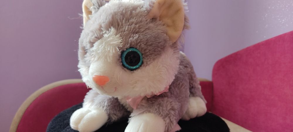 Kot pluszowy, gruby ogon