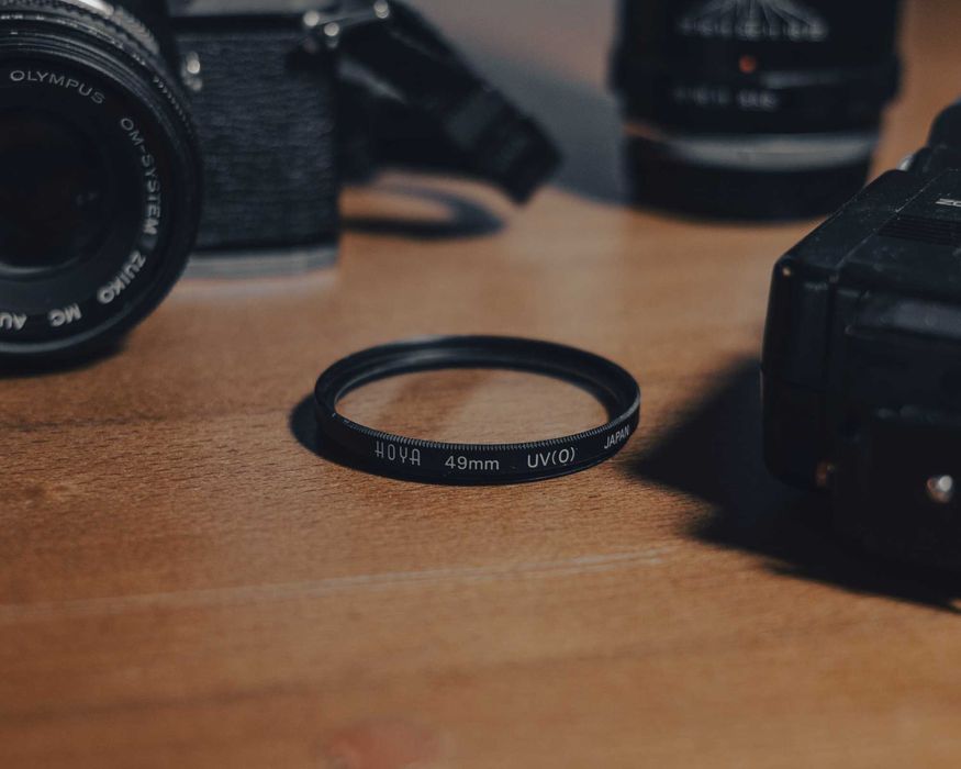 Olympus OM10 com 2 Lentes e acessórios