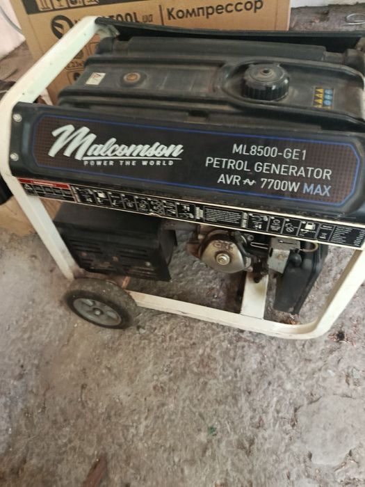 Бензогенератор малкомсон чистий англіець 7.7 кіловат