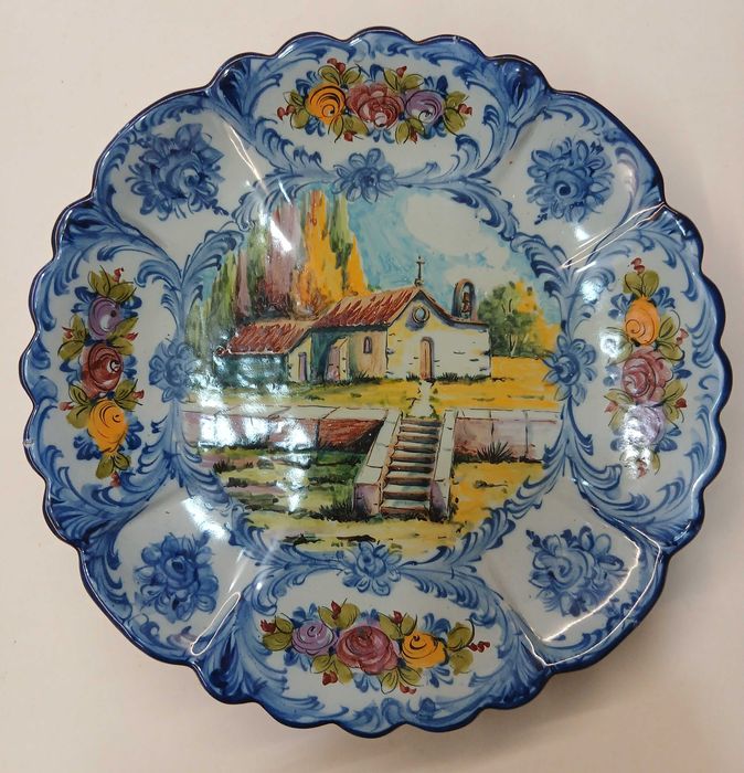 7 pratos decorativos grandes