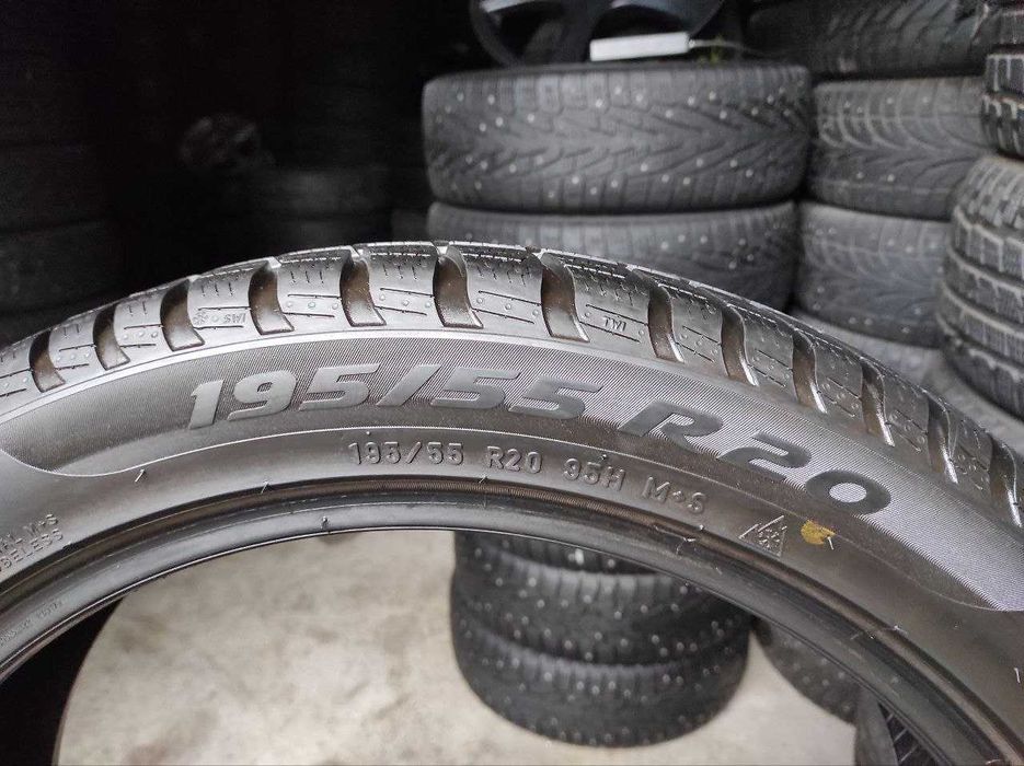 Pirelli Sottozero 3 Winter 195/55r20 95H Extra Load 2шт, 18год, 5,9мм, ЗИМА. Привезены из Германии