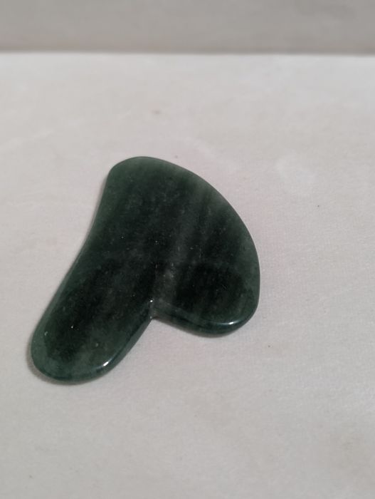 Gua shaużywane zielone jadeit masażer do twarzy