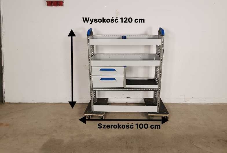 Zabudowa serwisowa warsztatowa regał samochodowy serwisowy SORTIMO