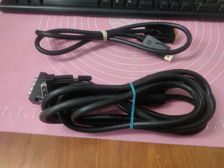 Кабель мультимедійний DVI-D(Dual Link) 3 м та DisplayPort - DVI  1 м