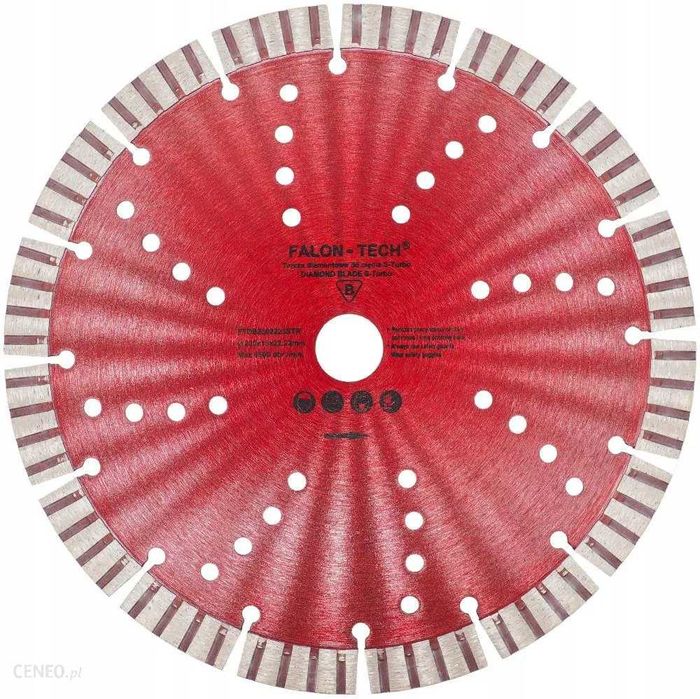 Алмазний диск по бетону (S/V)-TURBO 230 15 мм Falon