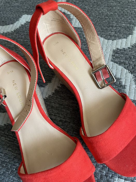 Buty sandaly New Look czerwone