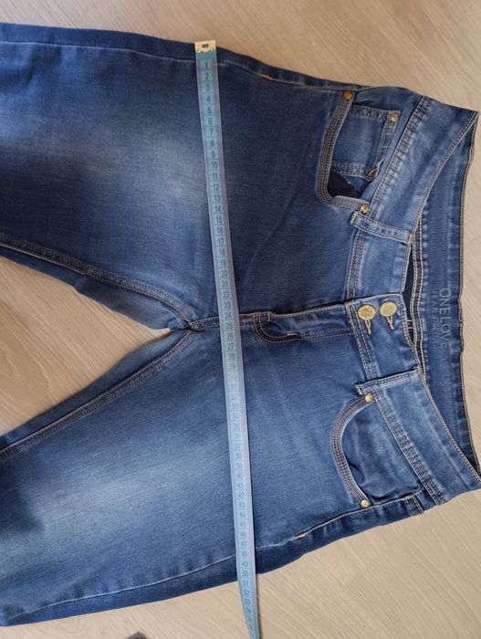 Джинсові штани жіночі, L розмір, низька посадка