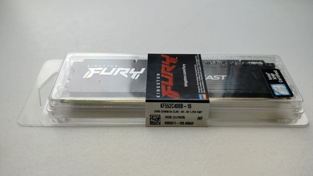 Модуль пам'яті PC DDR5 Kingston Fury DDR5 16Gb 5200MHz kf552c40bb-16