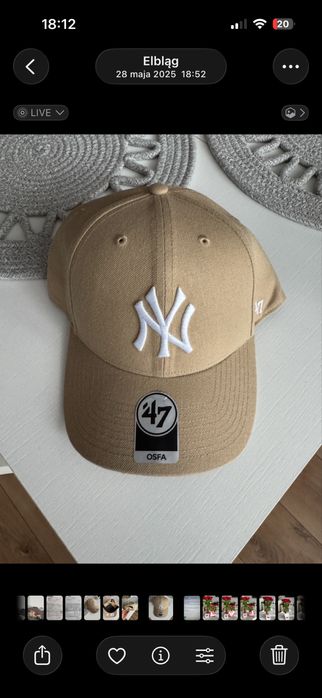 Nowa Czapka z daszkiem New Era