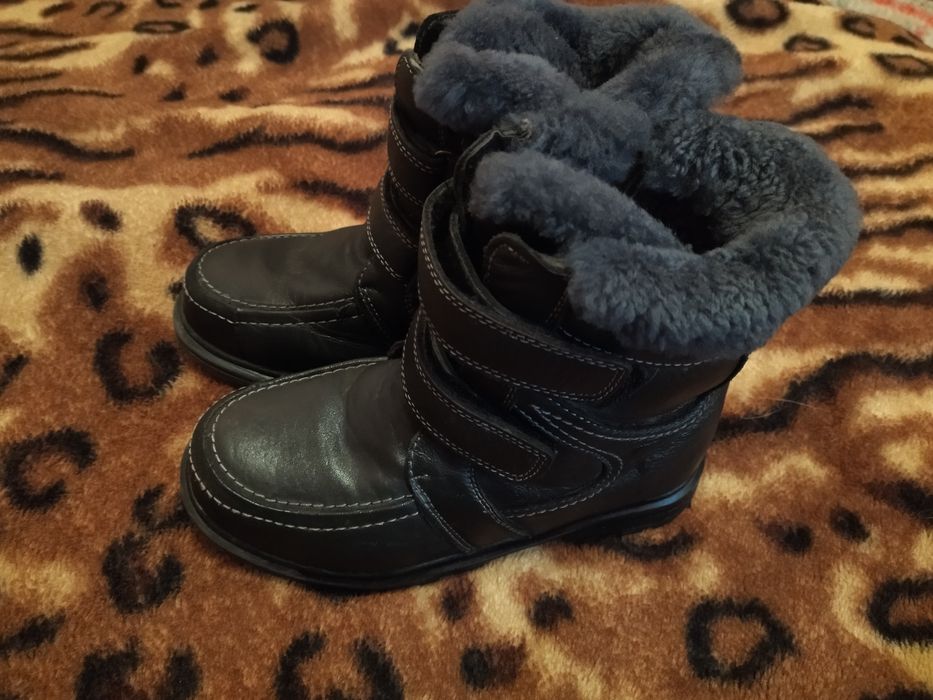 Ботинки для хлопчика з натуральної шкіри 33 р-р