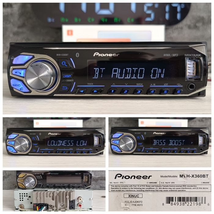 Pioneer Deh-x/Bluetooth audio system