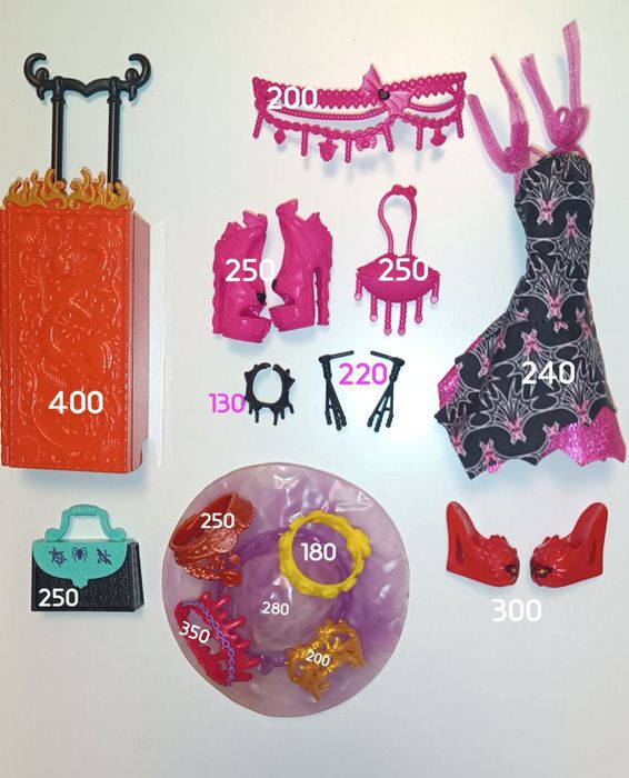 Аксесуари одяг взуття монстер хай monster high