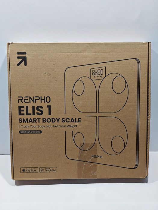 Waga Łazienkowa Renpho Es-28Ml Z Akumulatorem Usb 180Kg Czarny