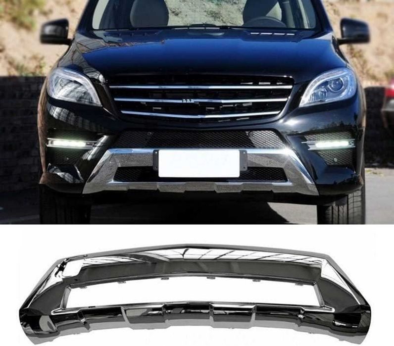 A1668858625 хром накладка на передний бампер амг Mercedes ML W166 amg